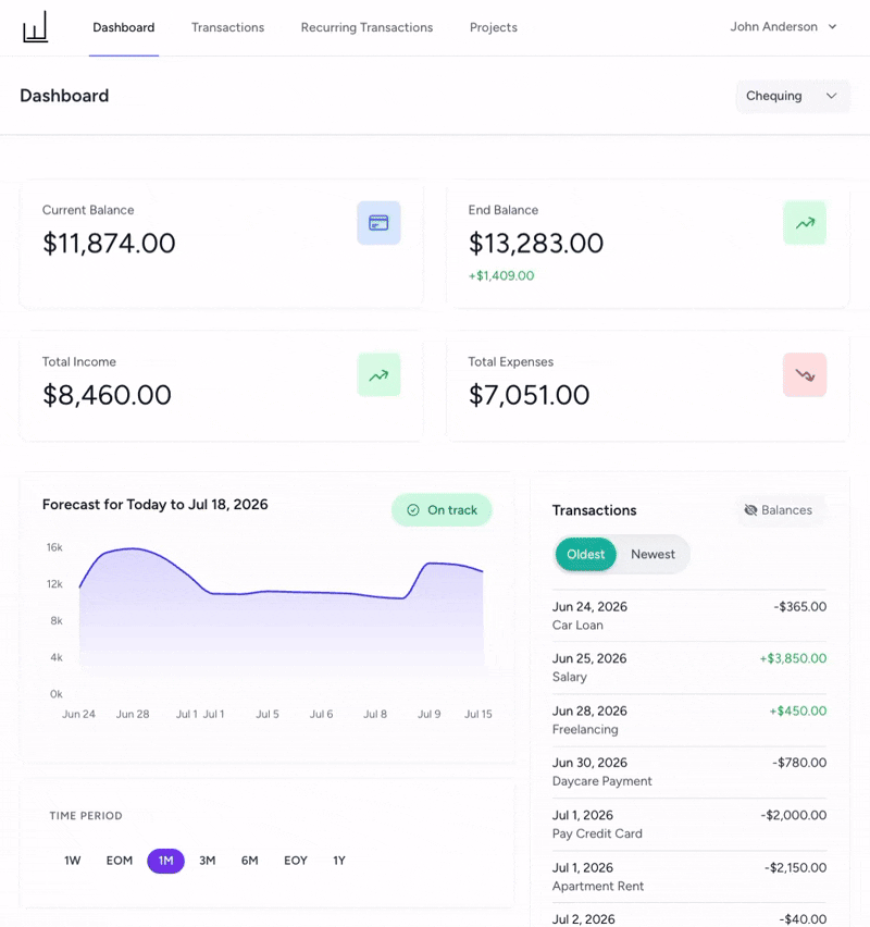 Light mode screenshot