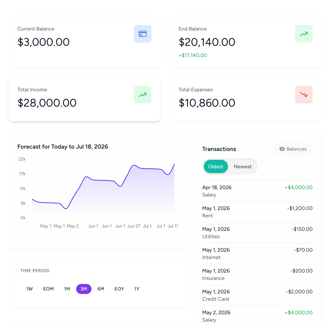 Light mode screenshot